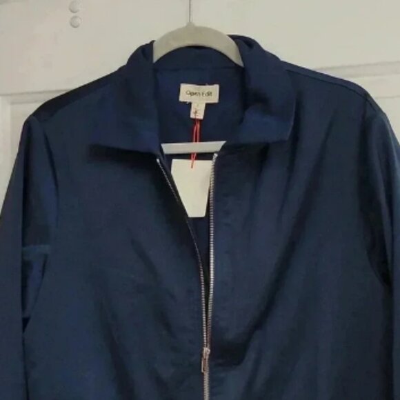 Open Edit Collar Bomber Jacket - Picture 2 of 9